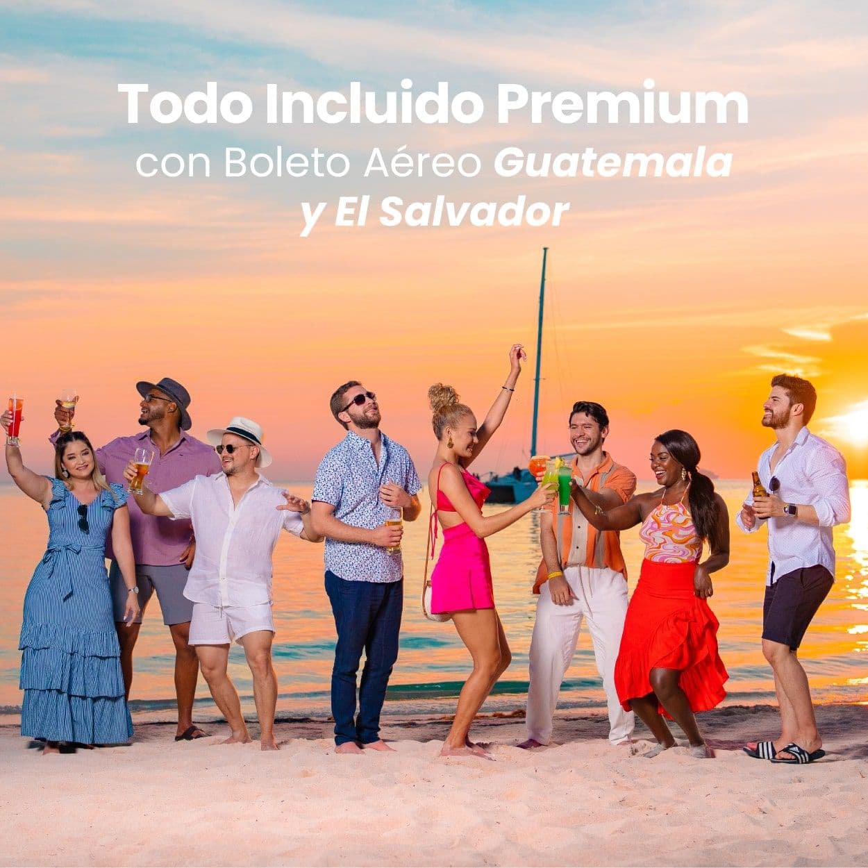 2 Noches 3 Días Vacaciones Todo Incluido Premium a Roatan Boleto Aereo Guatemala o El Salvador